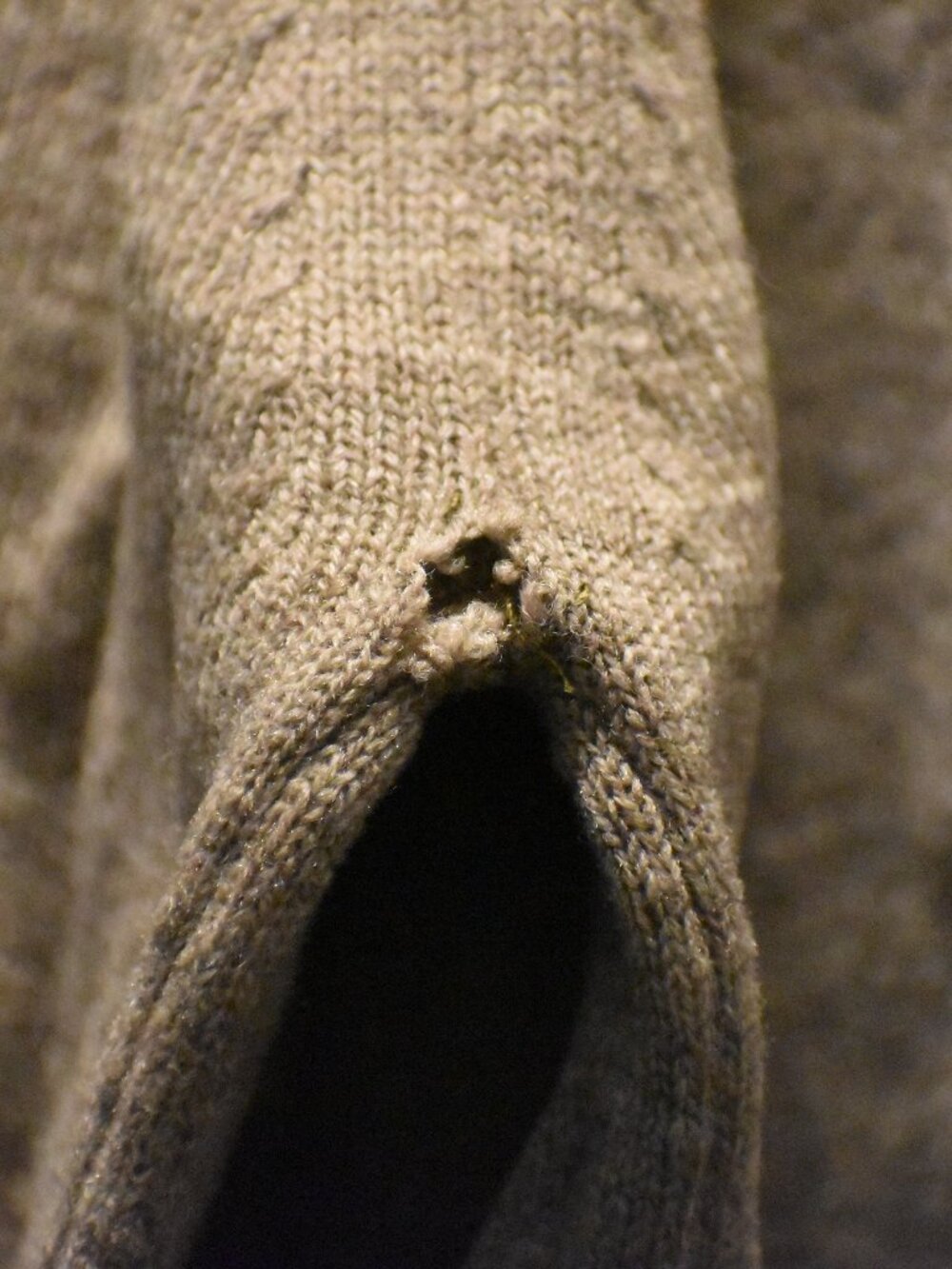 Lands End Lambswool V-Neck Sweater (Flawed) - Picture 4 of 5